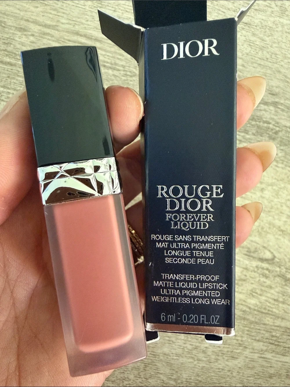 Dior Rouge Dior Forever Liquid Matte Lipstick — Dusty Rose